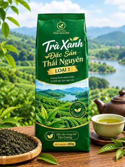 Trà Xanh Đặc Sản Thái Nguyên 200g