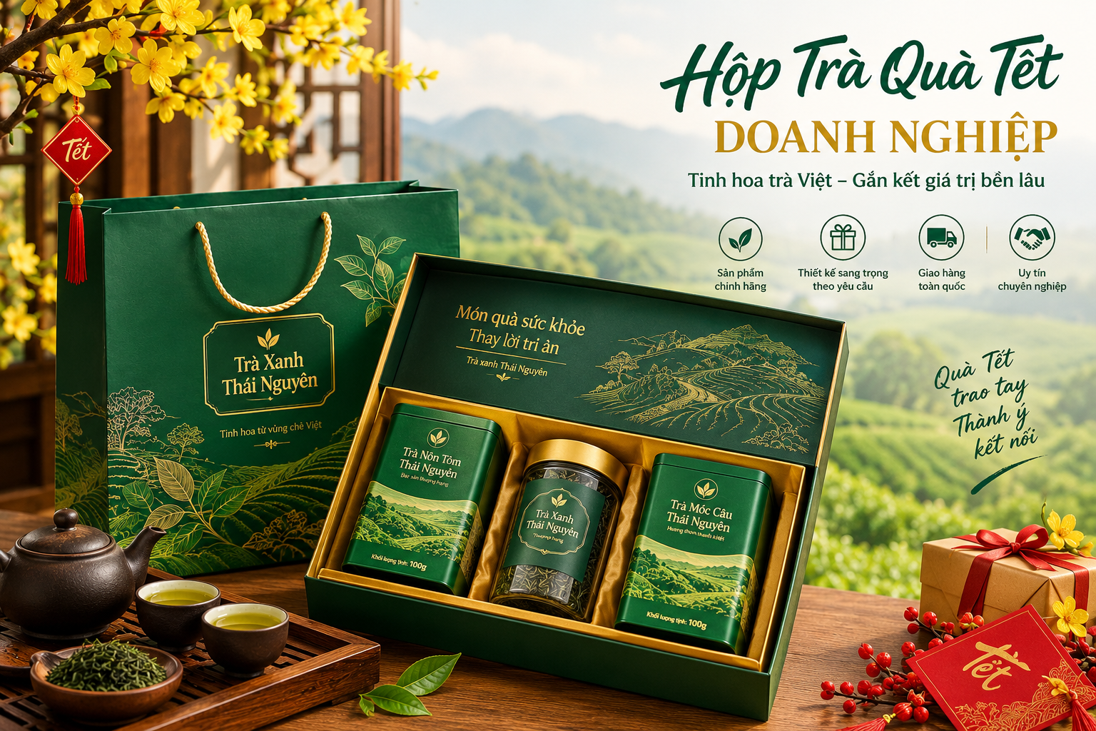 Hộp quà trà doanh nghiệp